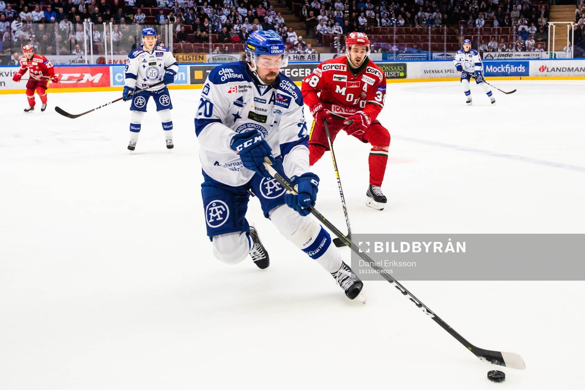 Leksands Mattias Karlsson och Modos Joakim Hagelin