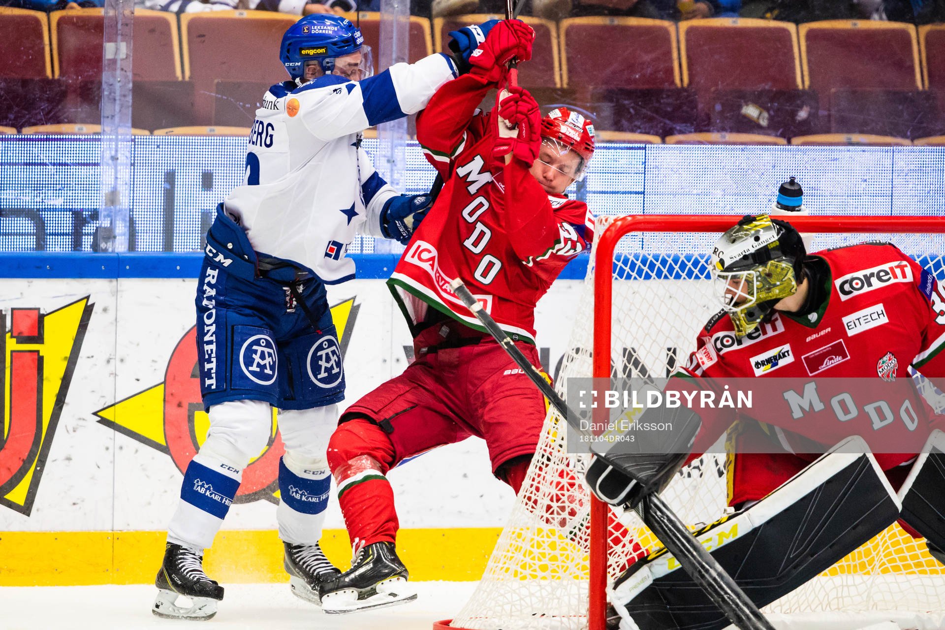 Leksands Tobias Forsberg och Modos Victor Berglund