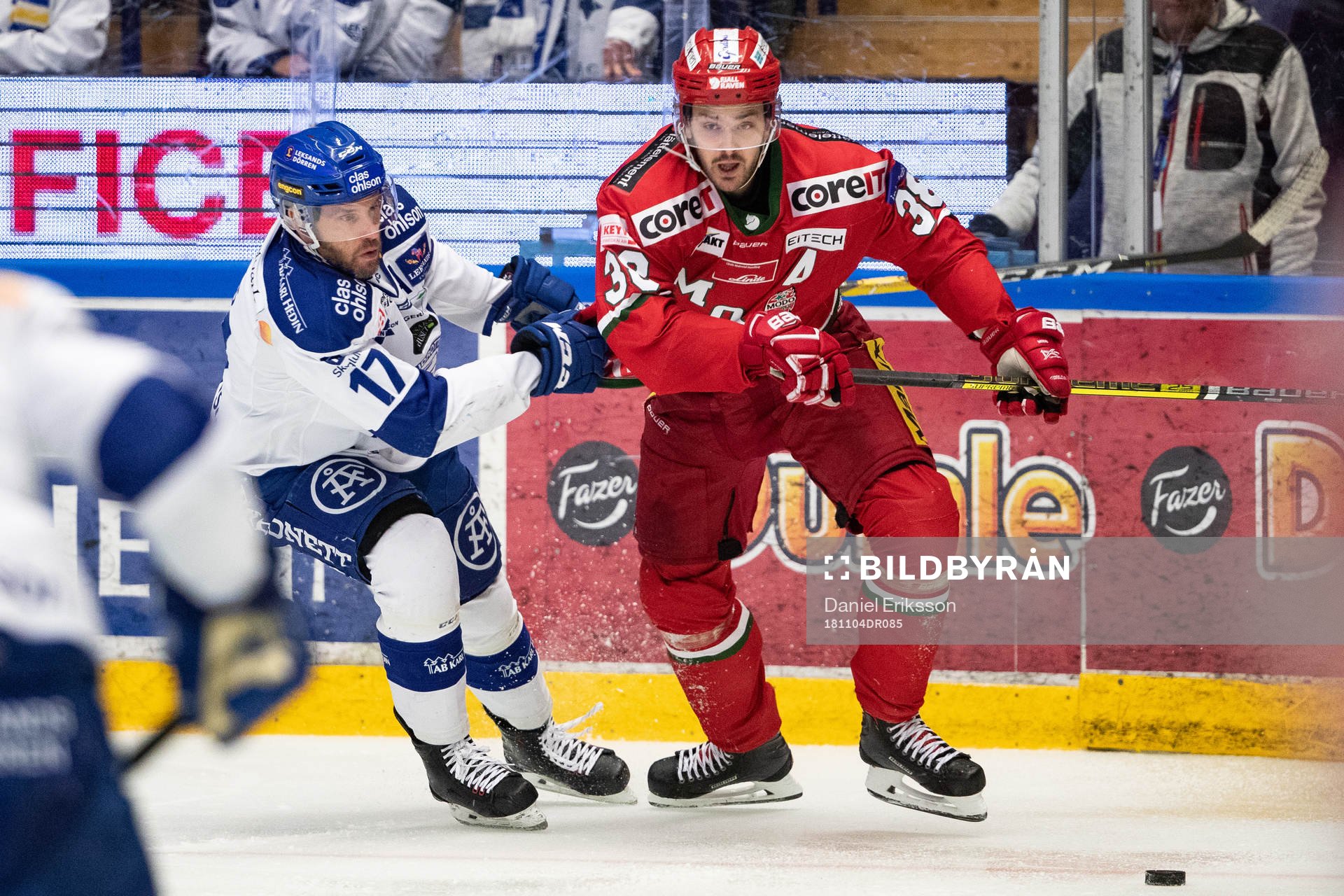Leksands Jesper Ollas och Modos Joakim Hagelin