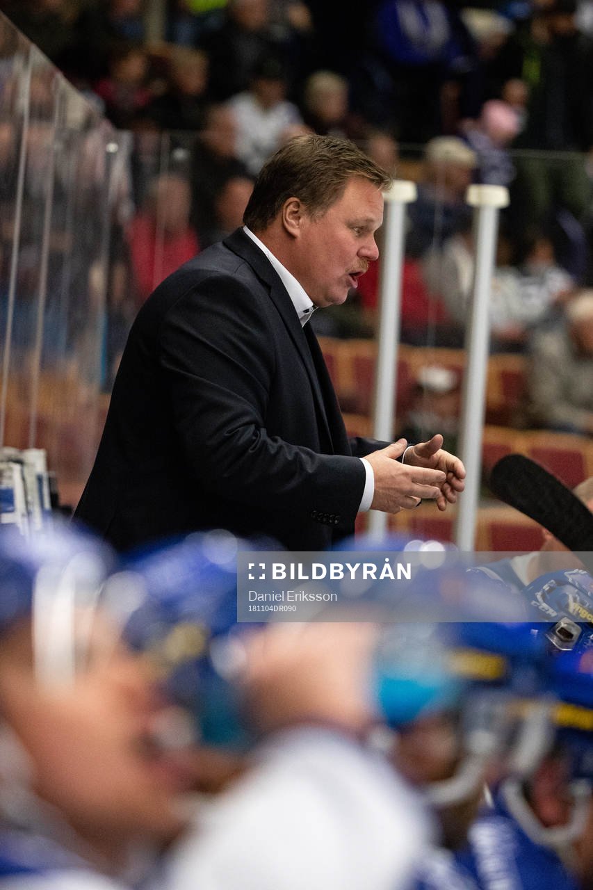 Leksands tränare Leif Carlsson