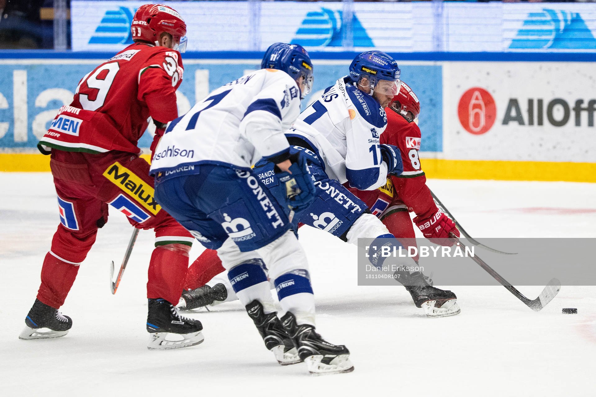 Leksands Jesper Ollas och Modos Patrik Karlkvist och Modos