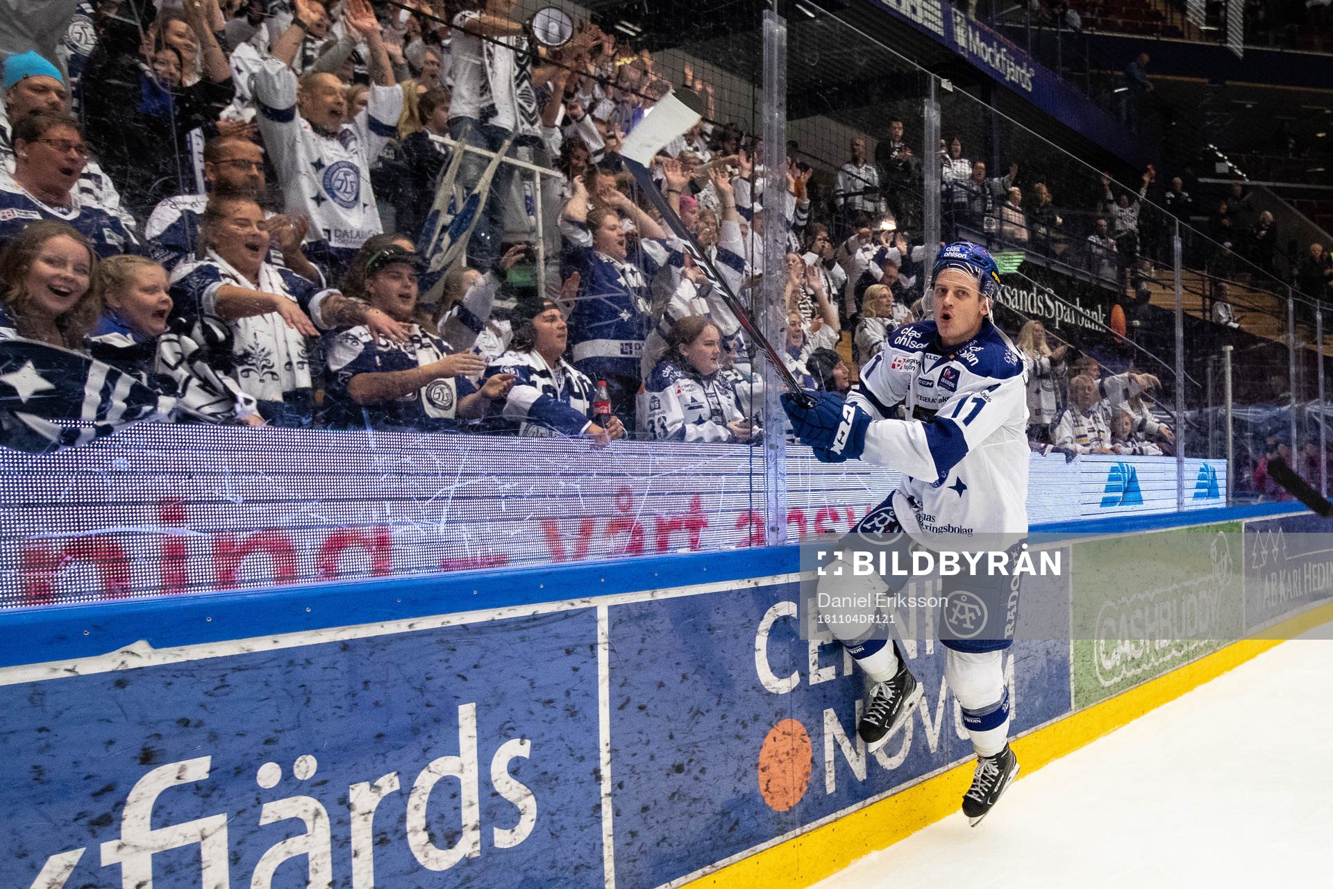 Leksands Martin Karlsson jublar