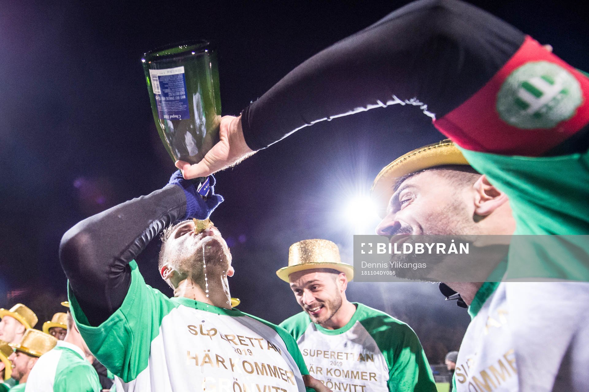 Västerås spelare jublar
