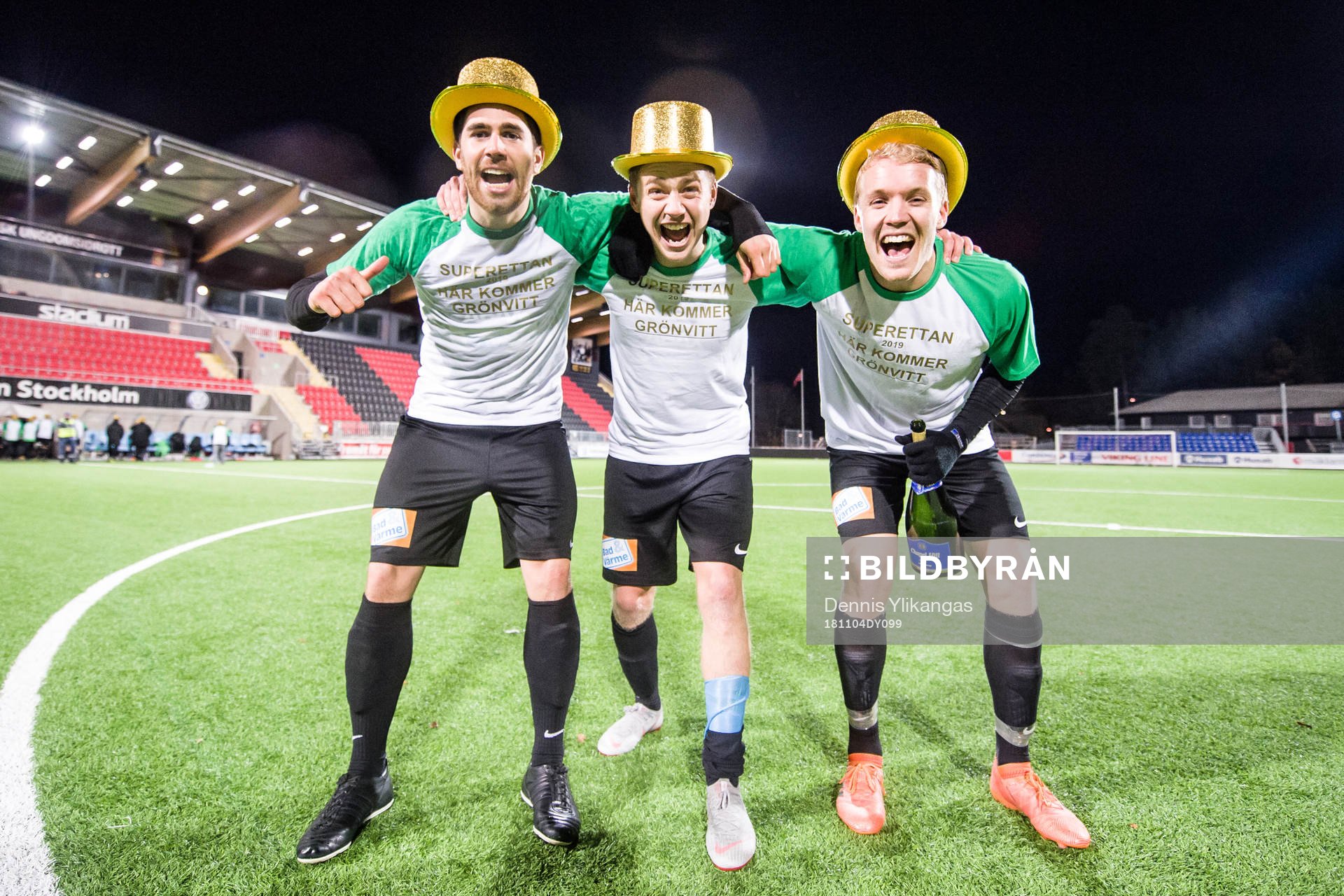 Västerås spelare jublar