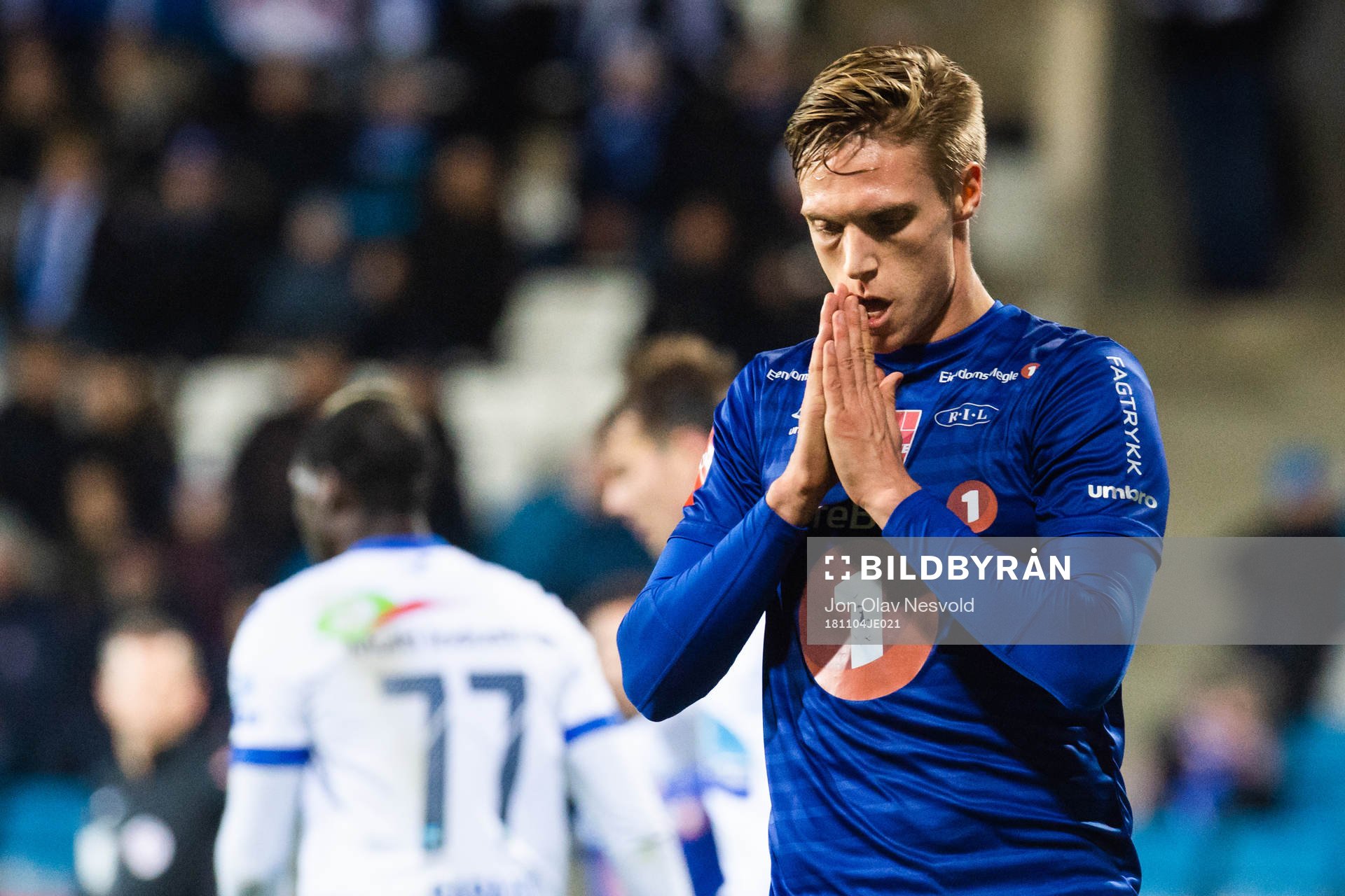 Ivar Furu of Ranheim looks dejected