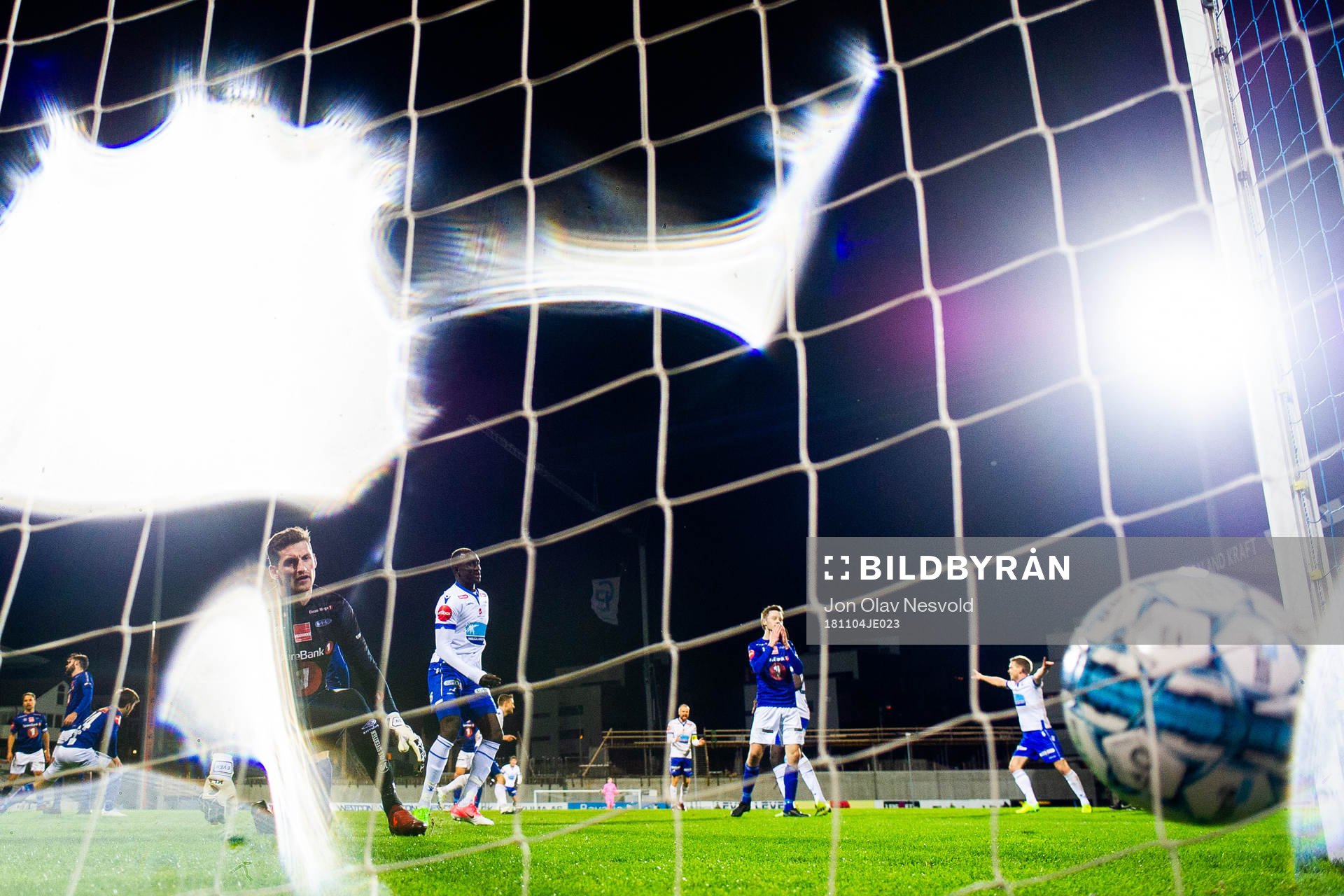 Goalkeeper Even Barli of Ranheim looks dejected