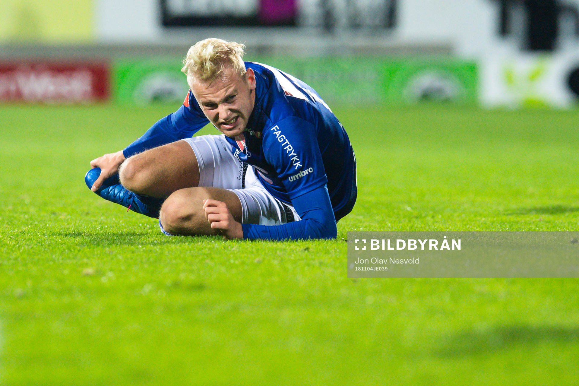Sondre Sørløkk of Ranheim in pain