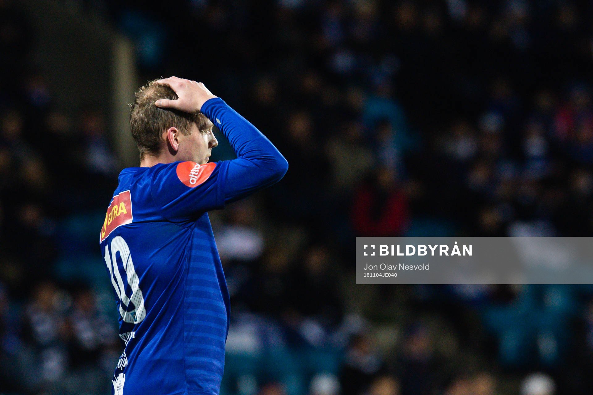 Øyvind Storflor of Ranheim looks dejected