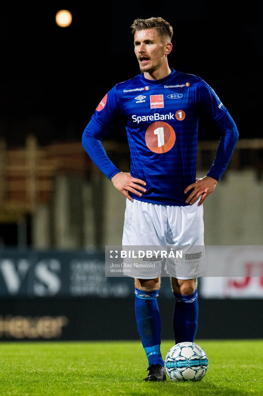 Erik Tønne of Ranheim looks dejected