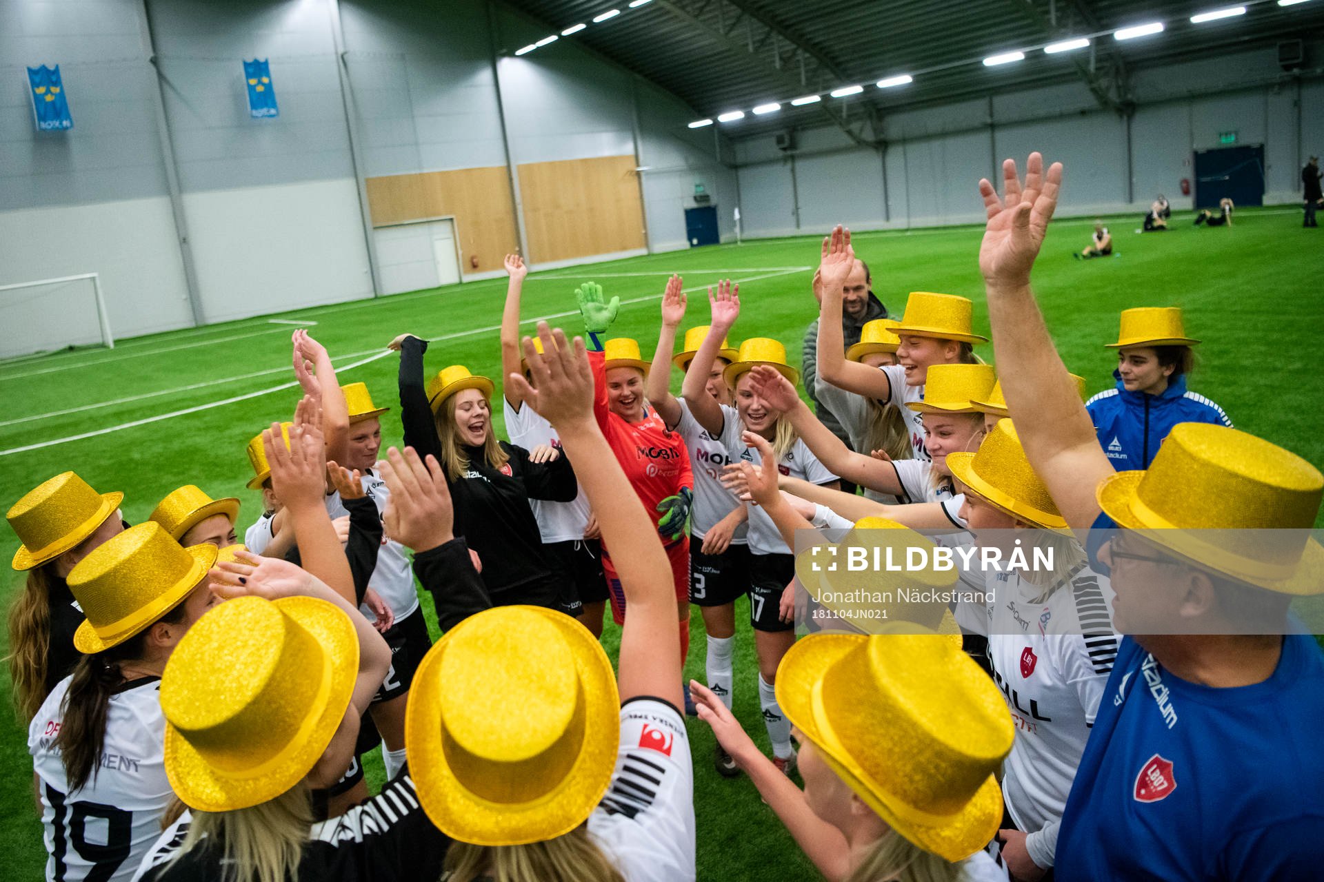 Limhamn Bunkeflos spelare jublar