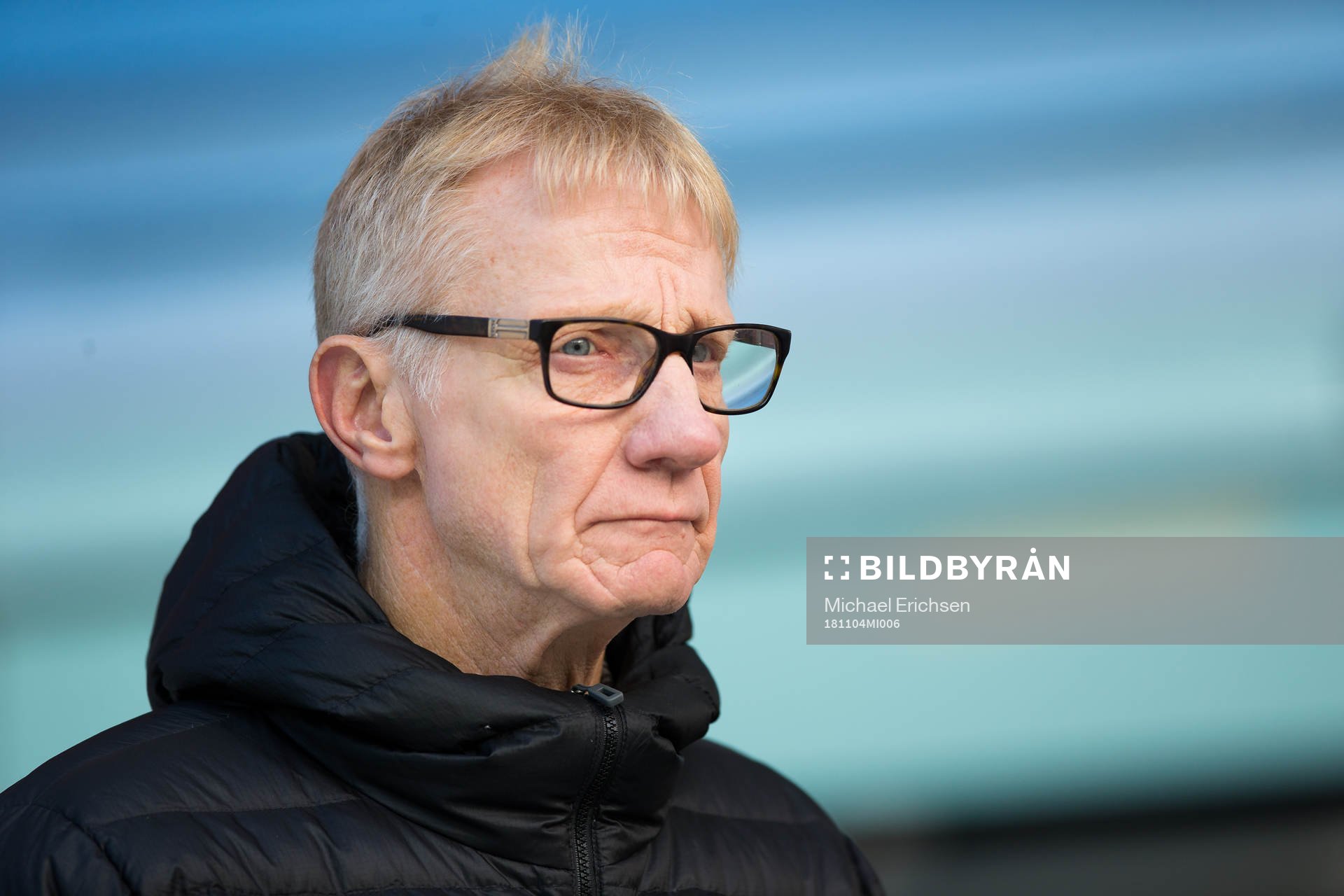 IFK Göteborgs chefsscout Olle Sultan innan fotbollsmatchen