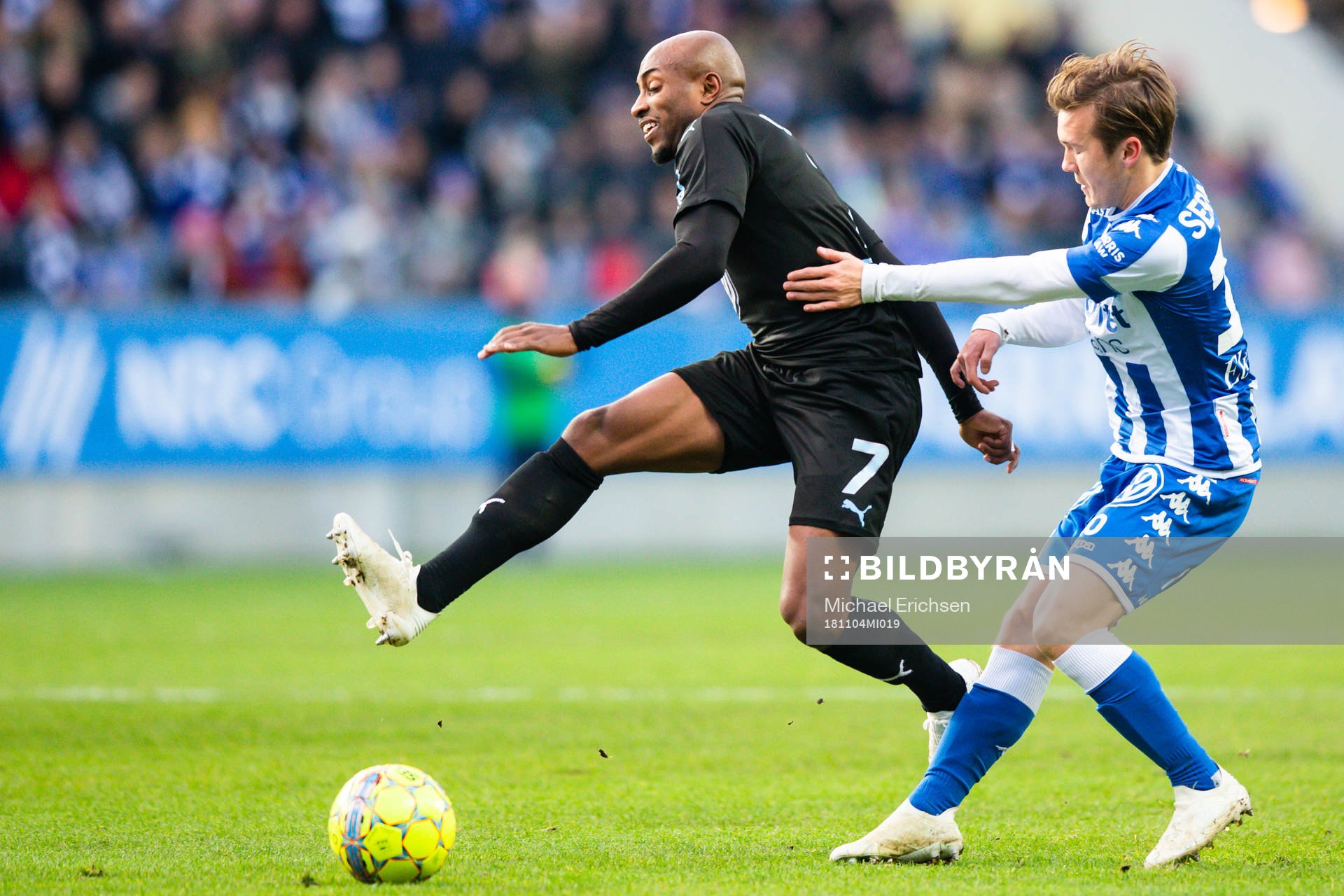 Malmö FFs Fouad Bachirou och IFK Göteborgs Patrik