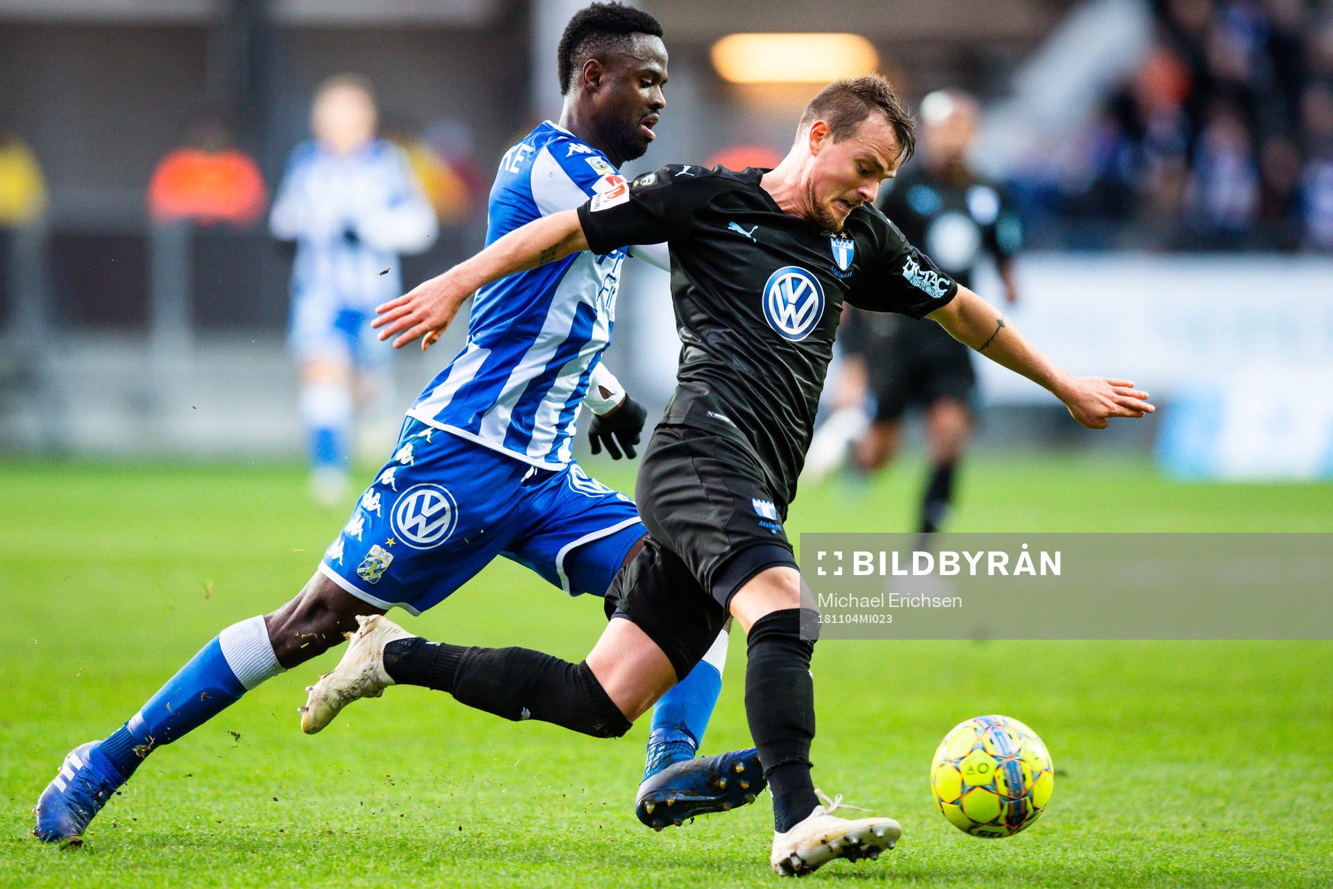 IFK Göteborgs Vajebah Kaliefah Sakor och Malmö FFs Eric
