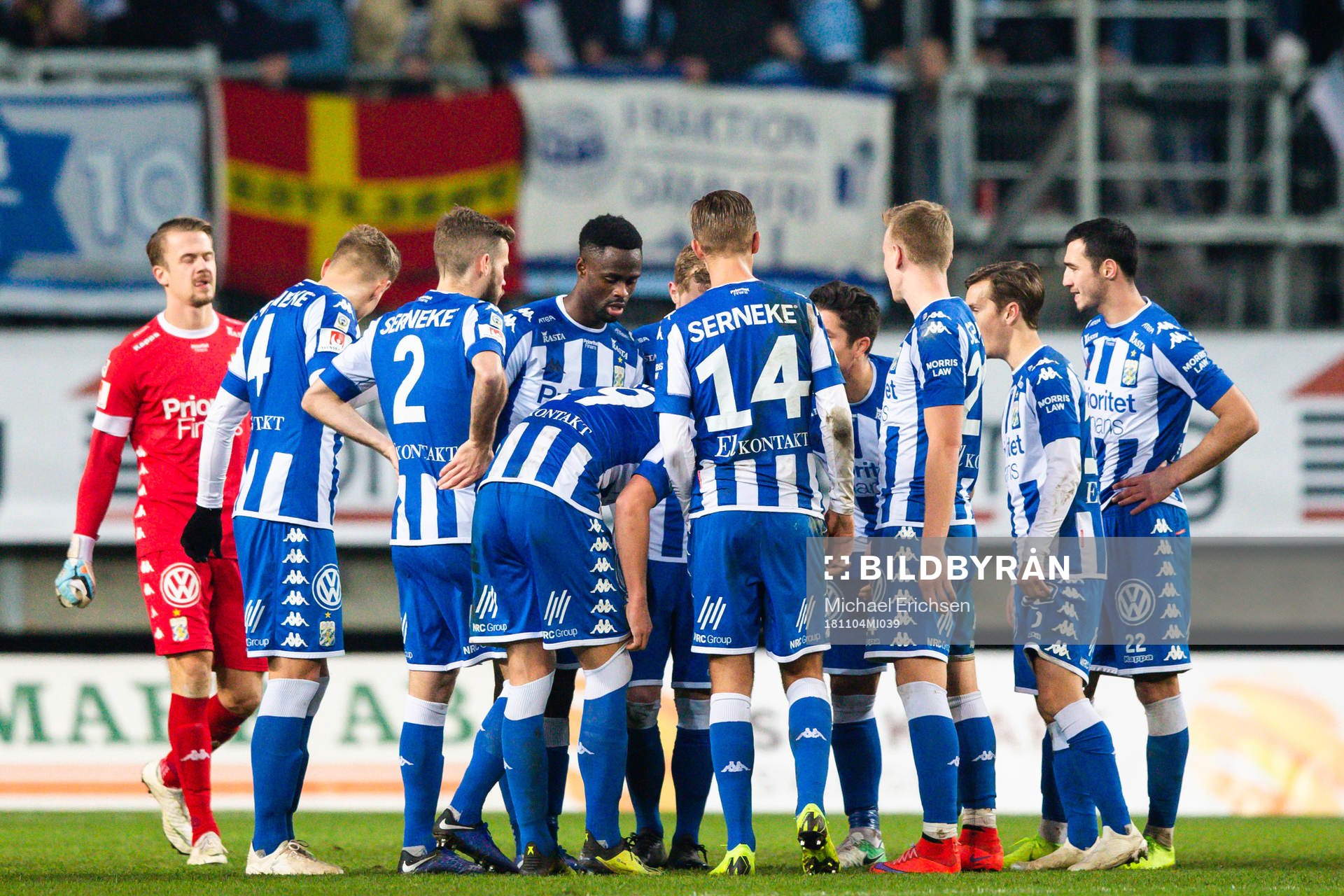 IFK Göteborgs spelare samlas