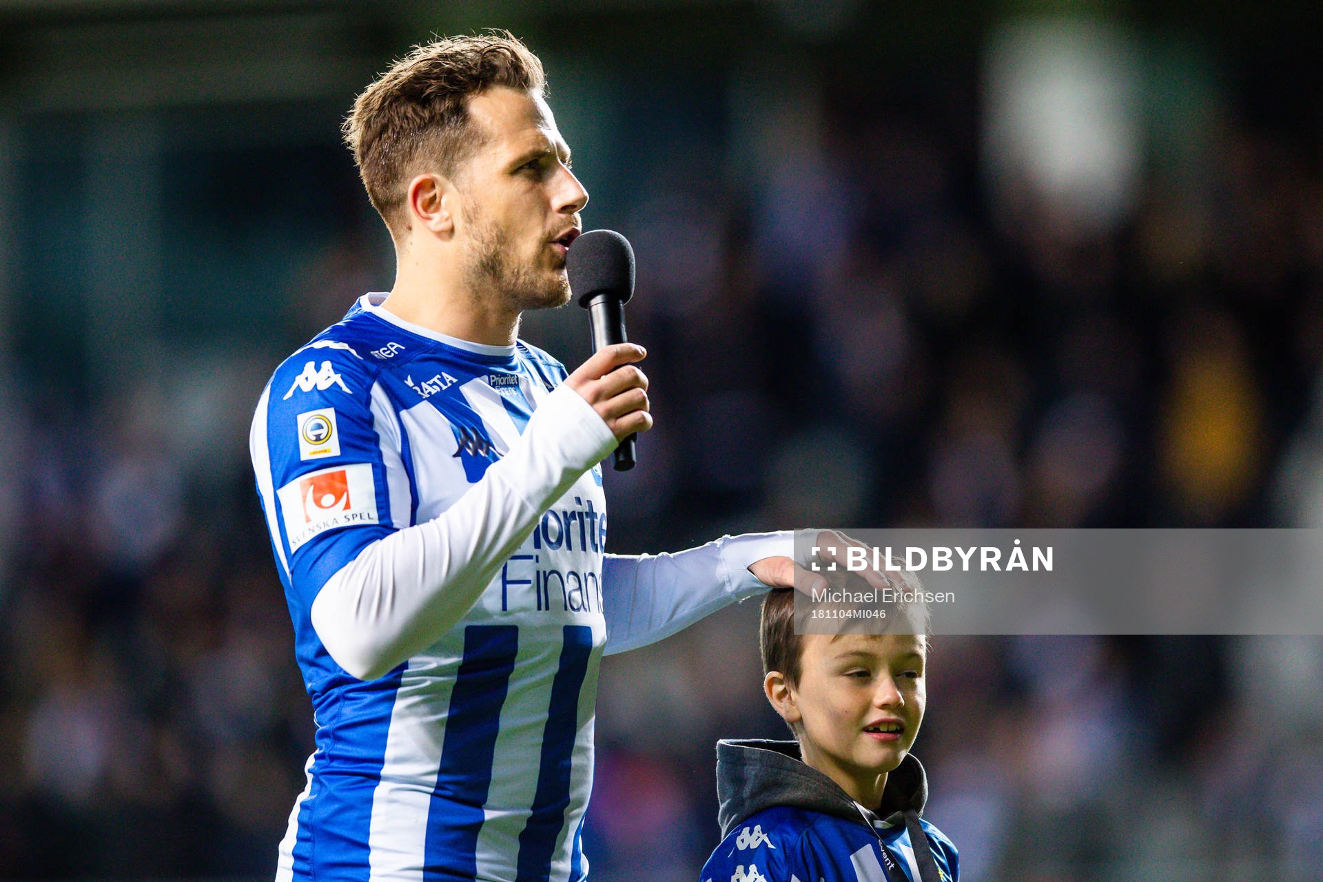 IFK Göteborgs Tobias Hysén tackar publiken