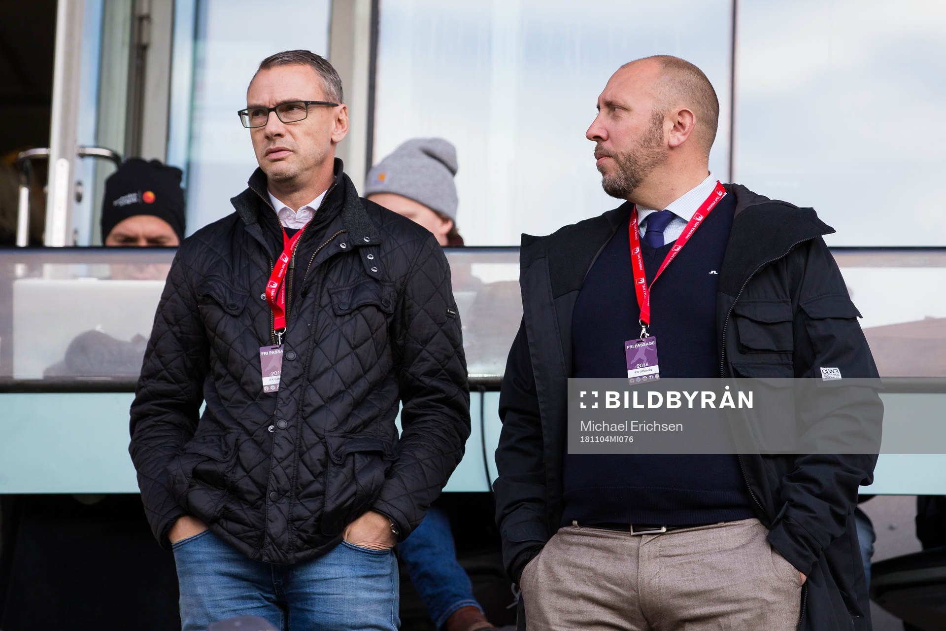 IFK Göteborgs t.f. sportchef Jonas Olsson och IFK