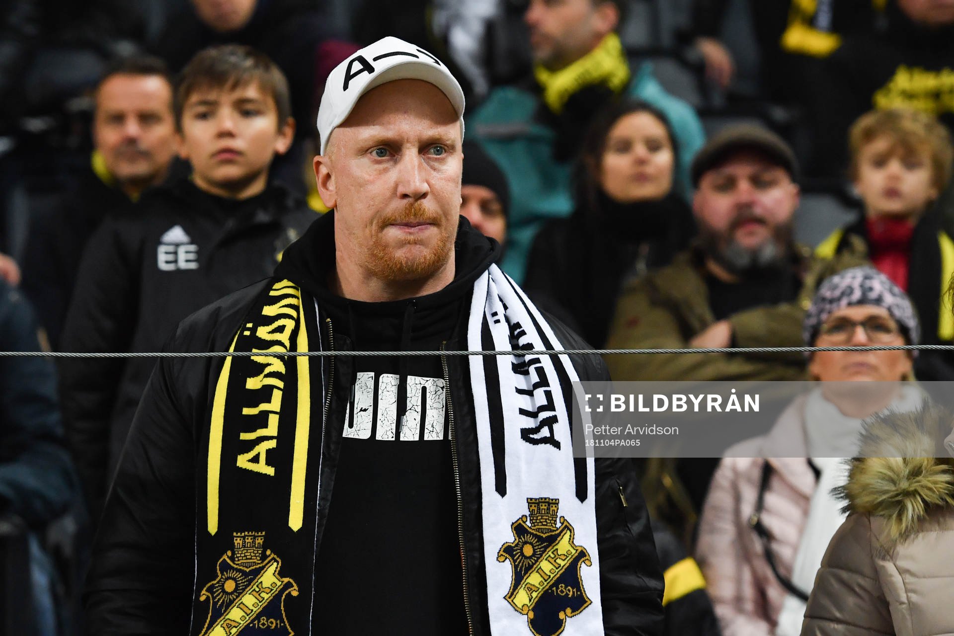 En AIK-supporter deppar