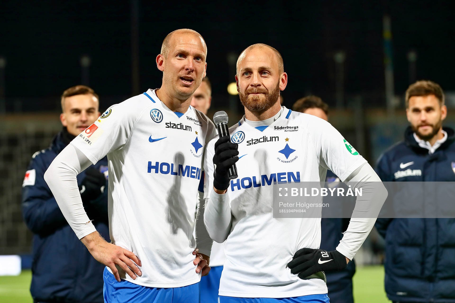 Norrköpings Andreas Johansson  och Daniel Sjölund