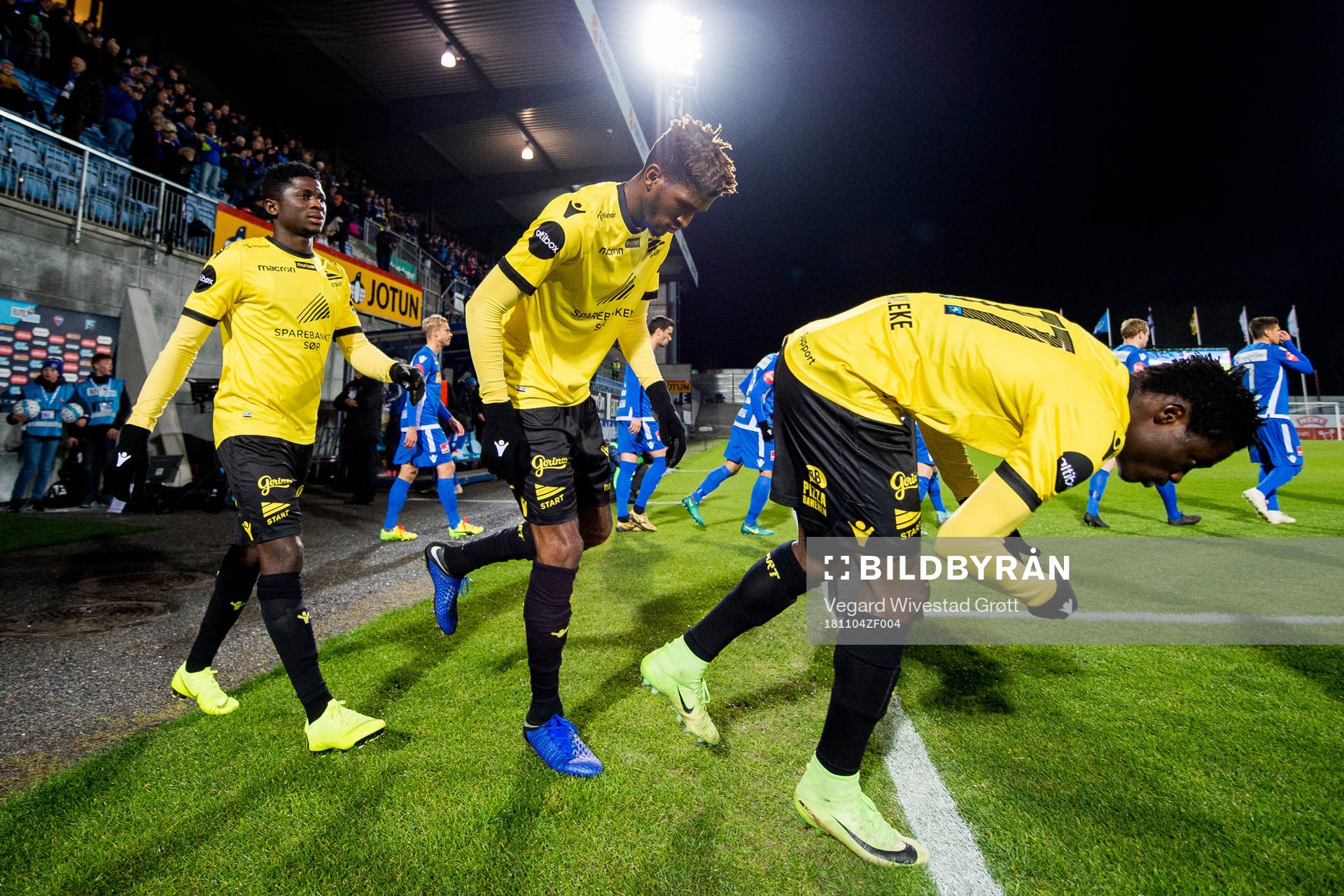 Afeez Aremu, Damion Lowe and Adeleke Akinyemi of Start
