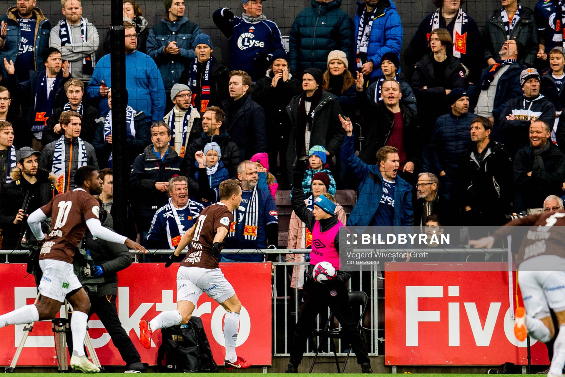 Christian Gauseth of Mjøndalen celebrates