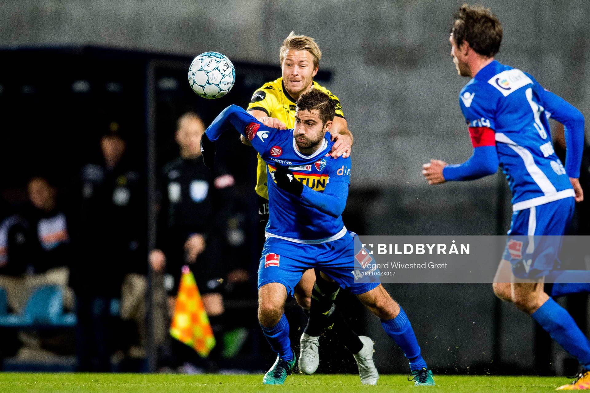 Henrik Robstad of Start and Ruben Herraiz «Rufo» Alcaraz