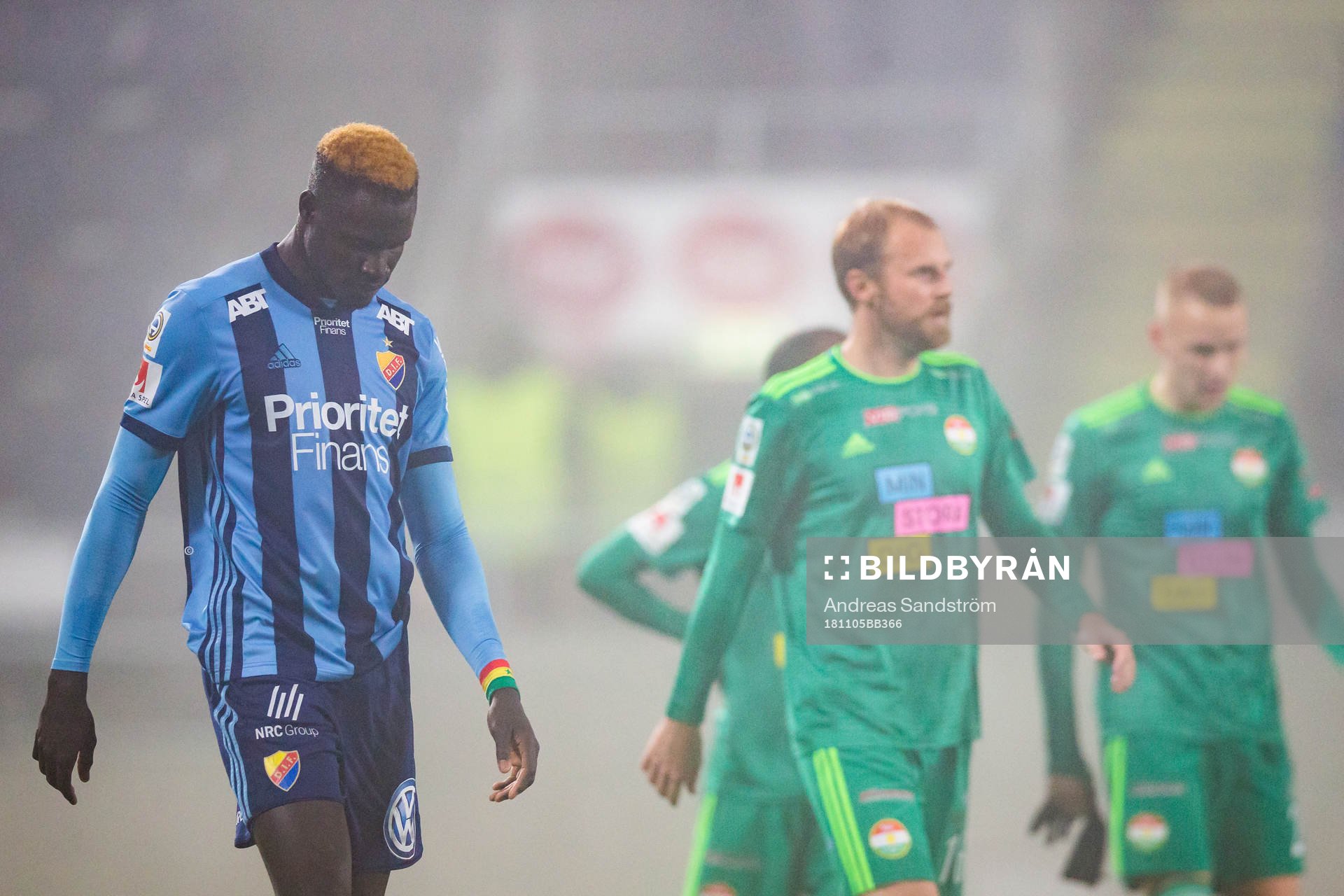 Djurgårdens Aliou Badji deppar