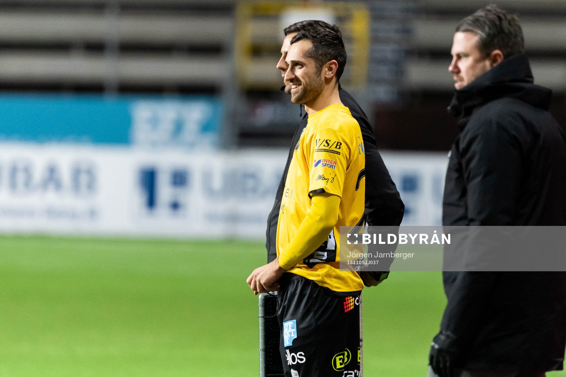Elfsborgs Emir Bajrami byts in under fotbollsmatchen i Allsvenskan mellan Elfsborg och Brommapojkarna den 5 november 2018 i Borås.