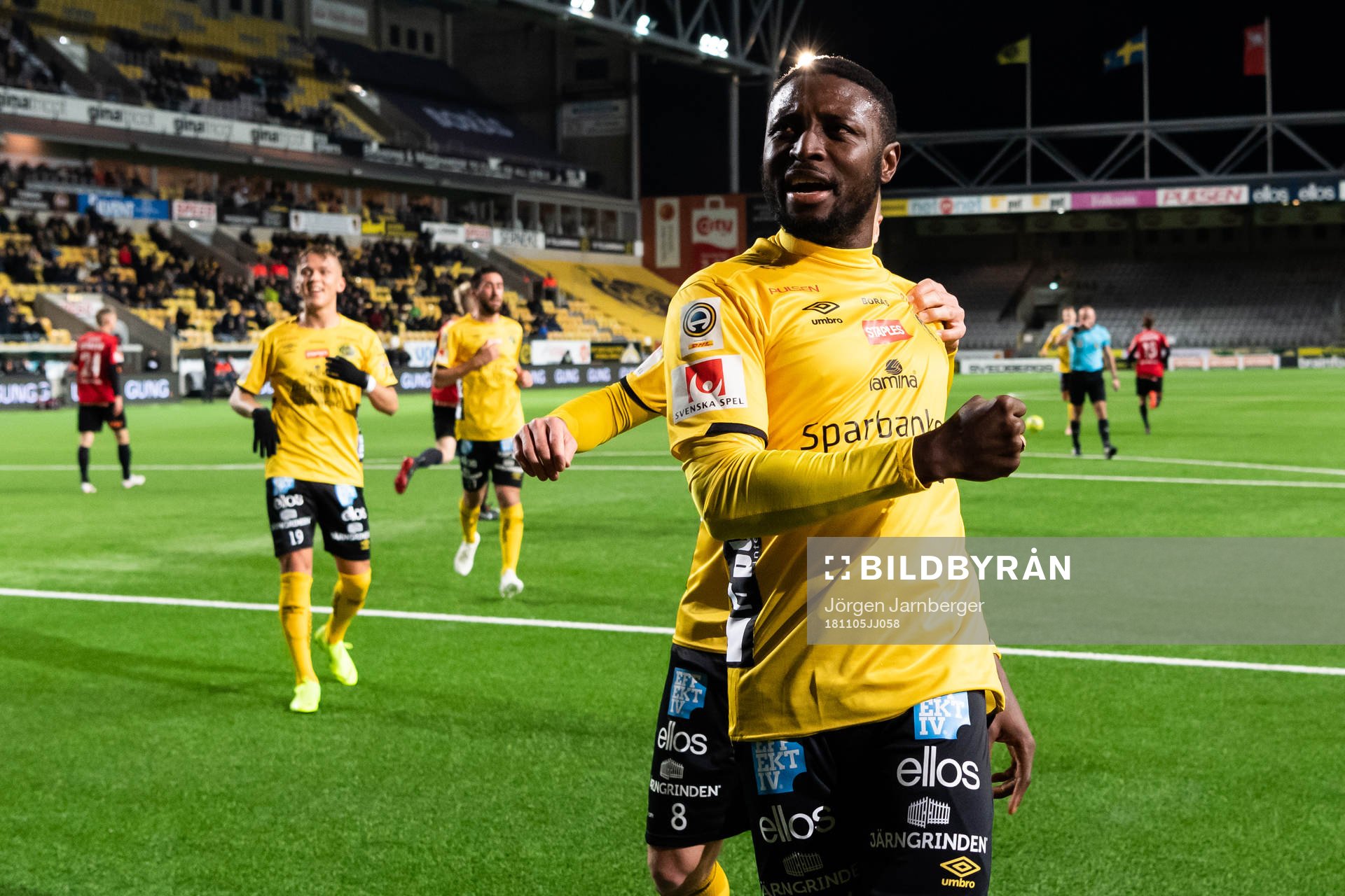 Elfsborgs Chinedu Obasi jublar