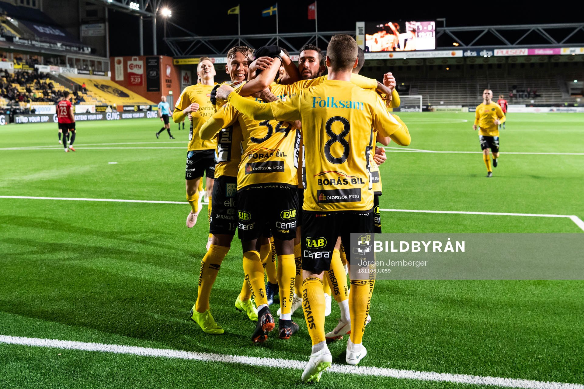 Elfsborgs spelare jublar