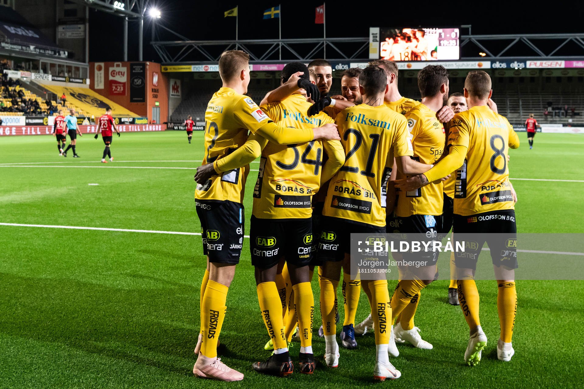 Elfsborgs spelare jublar
