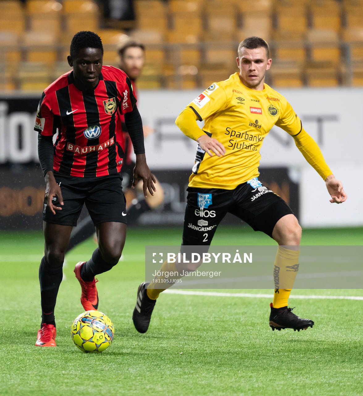 Brommapojkarnas Eric Johana Omondi och Elfsborgs Jesper