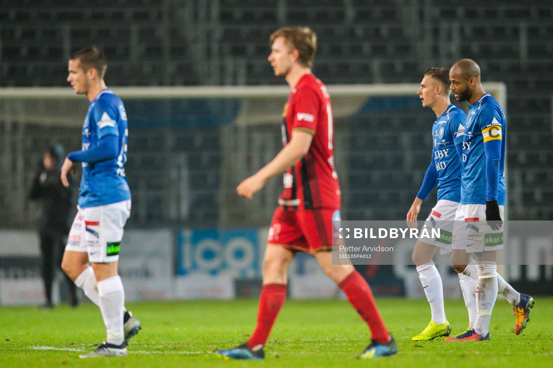 Trelleborgs Felix Hörberg och Salif Camara Jönsson deppar