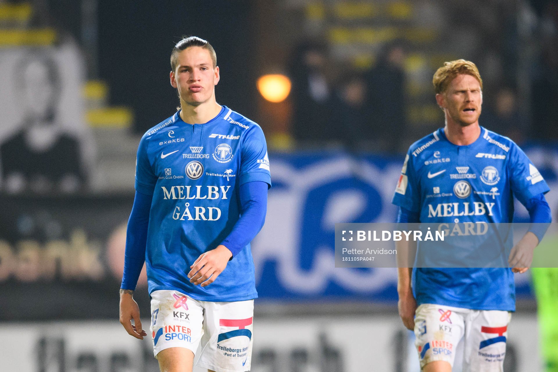 Trelleborgs Isak Jönsson och Lasse Nielsen deppar