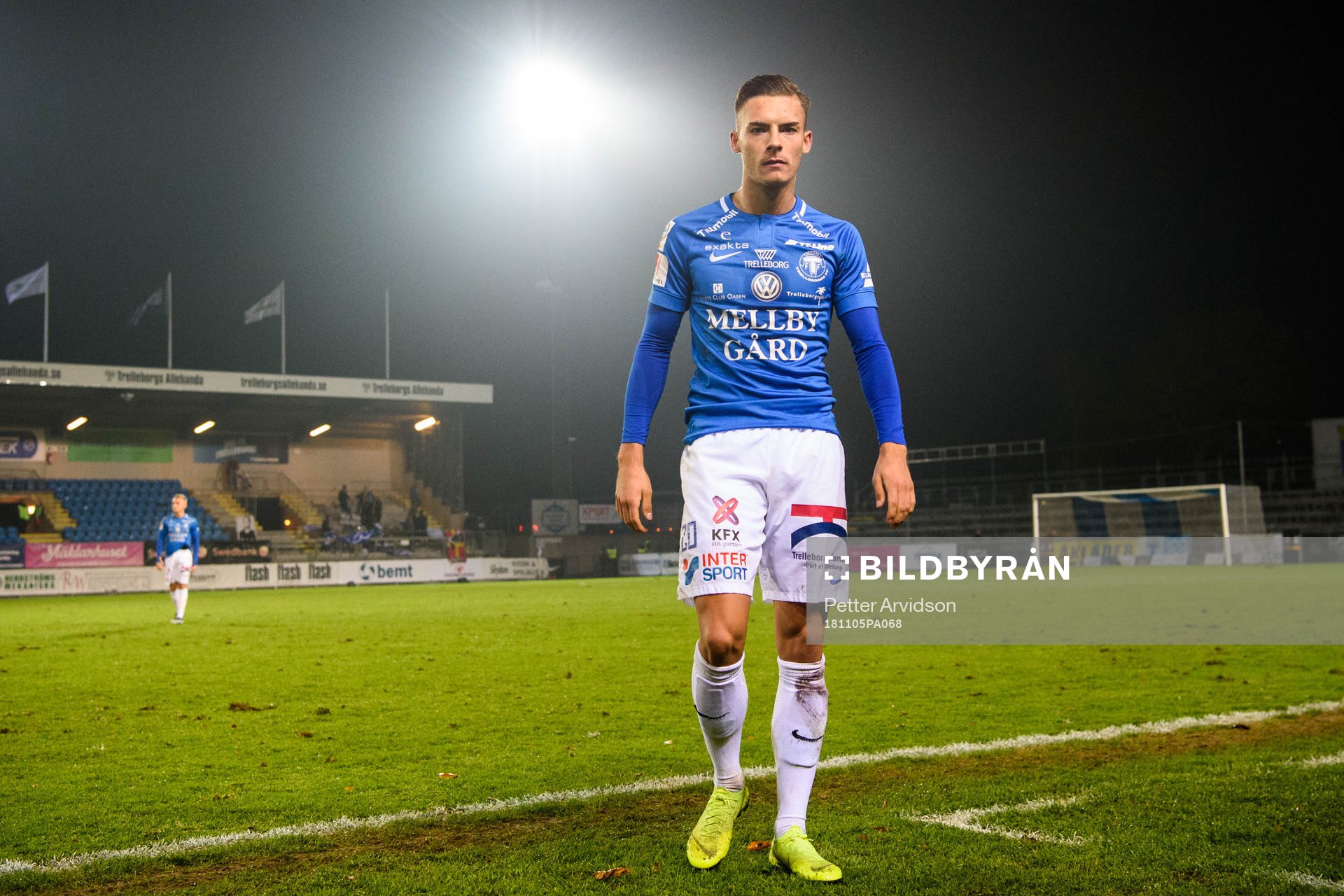Trelleborgs Felix Hörberg deppar när han lämnar planen