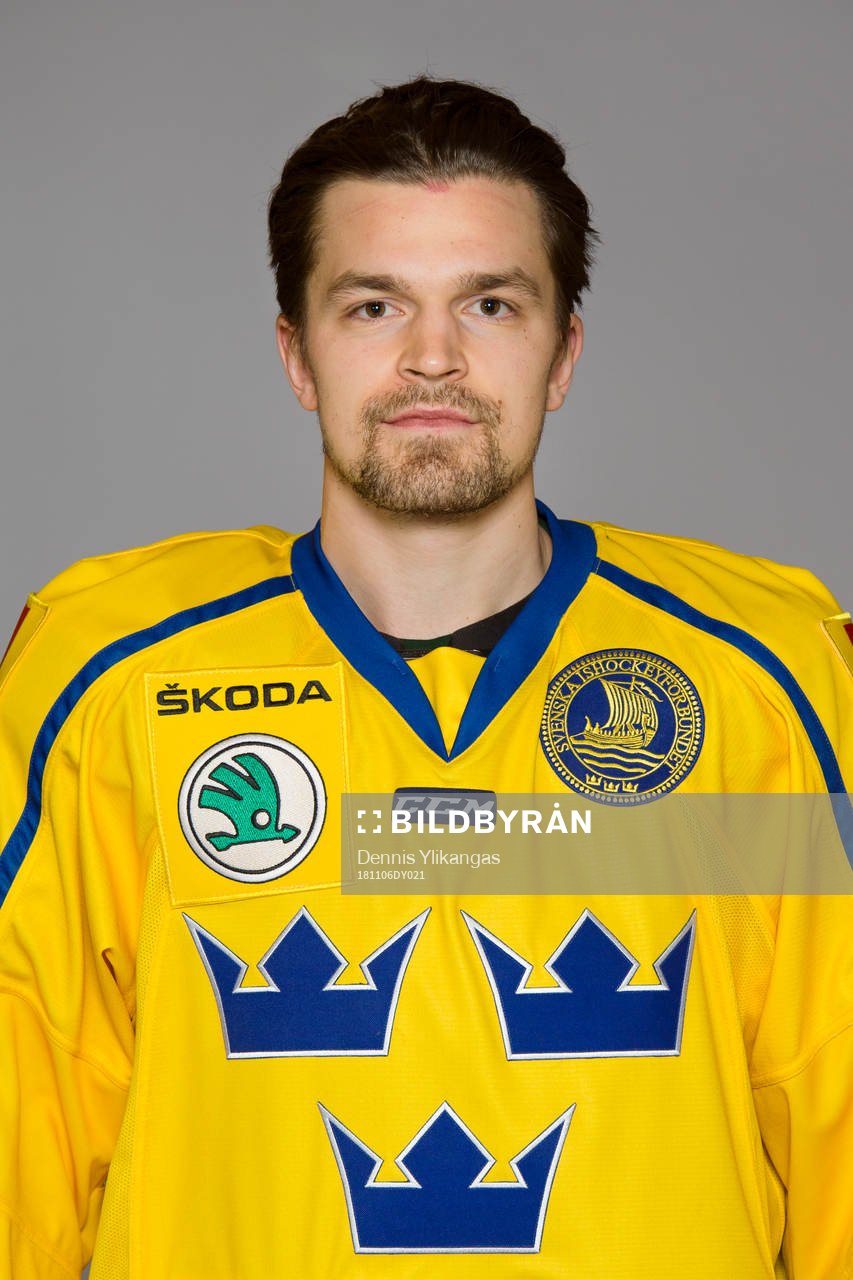 Anton Lander of Sweden poses for a portrait