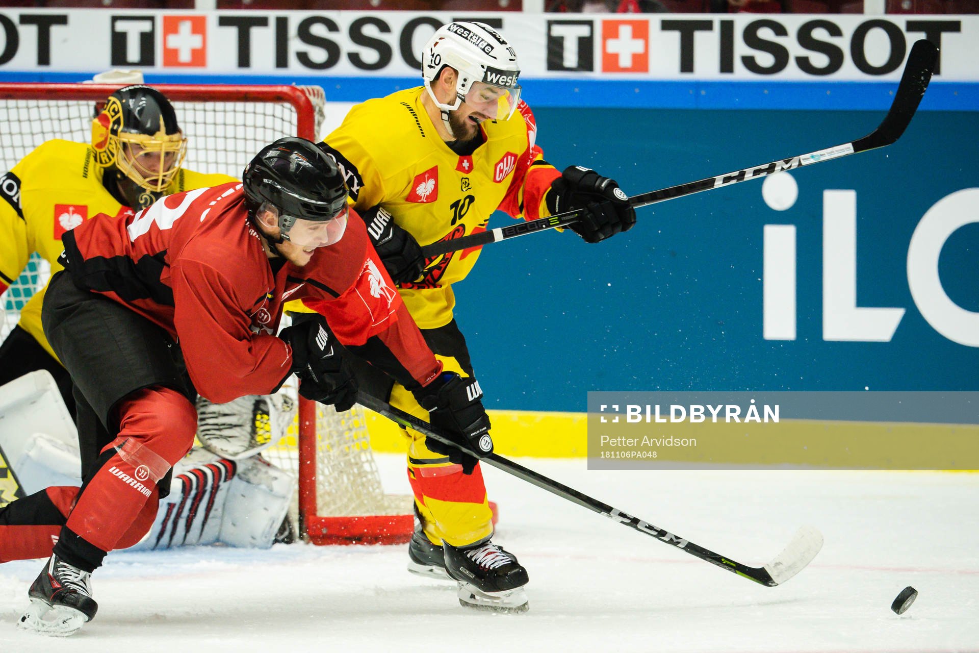 Christoffer Forsberg of Malmö Redhawks +and Tristan