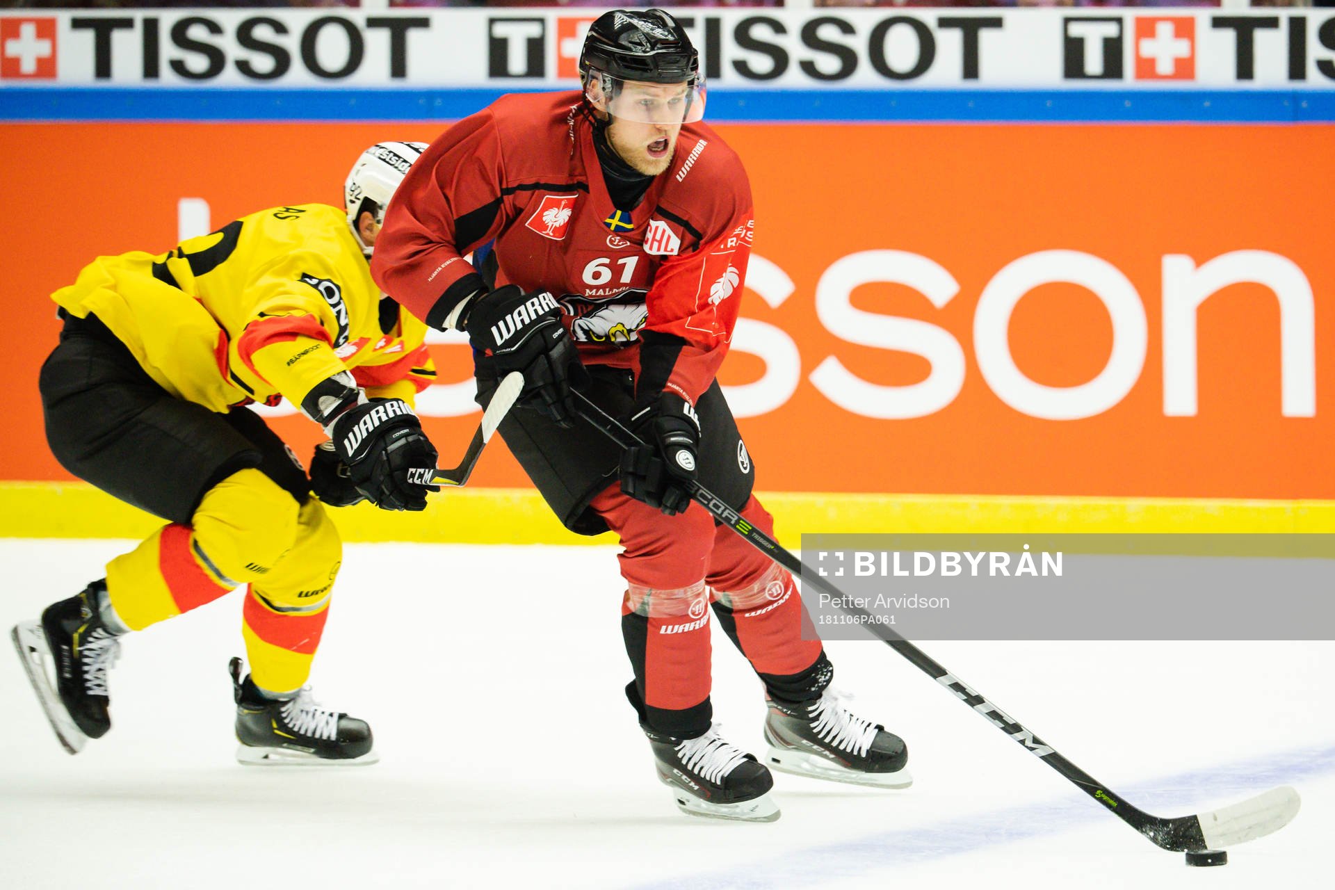 Martin Janohls of Malmö Redhawks