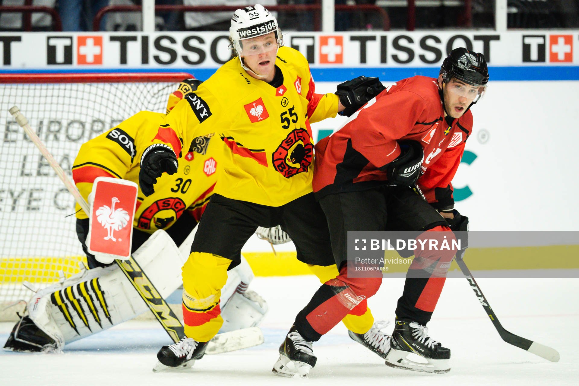 Calle Andersson of Bern and Konstantin Komarek of Malmö