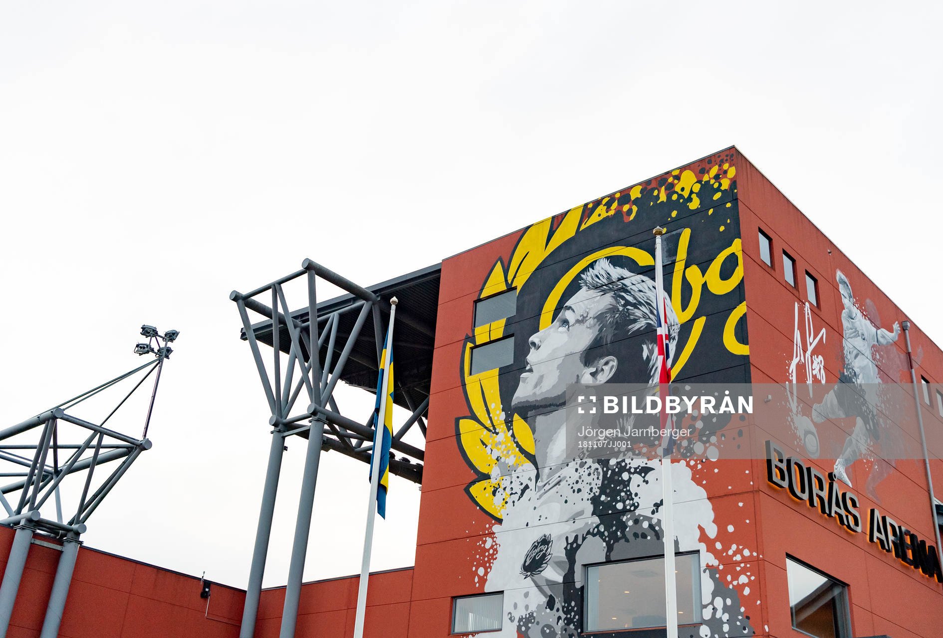 Exteriör av Borås arena