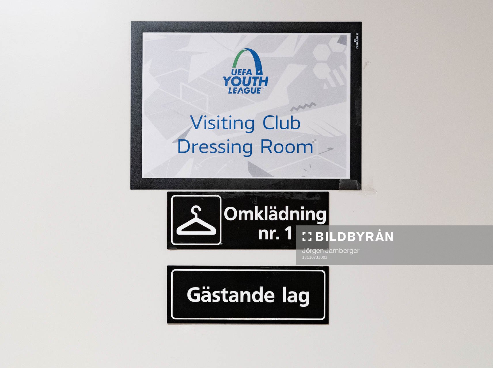 Dressing room visiting team