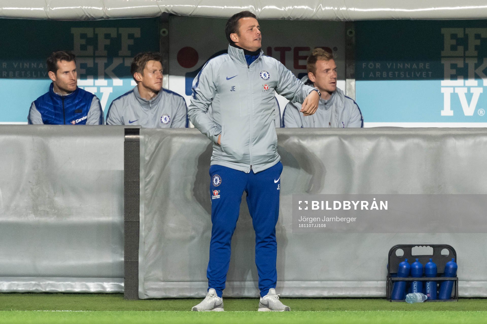 Chelseas tränare Joe Edwards
