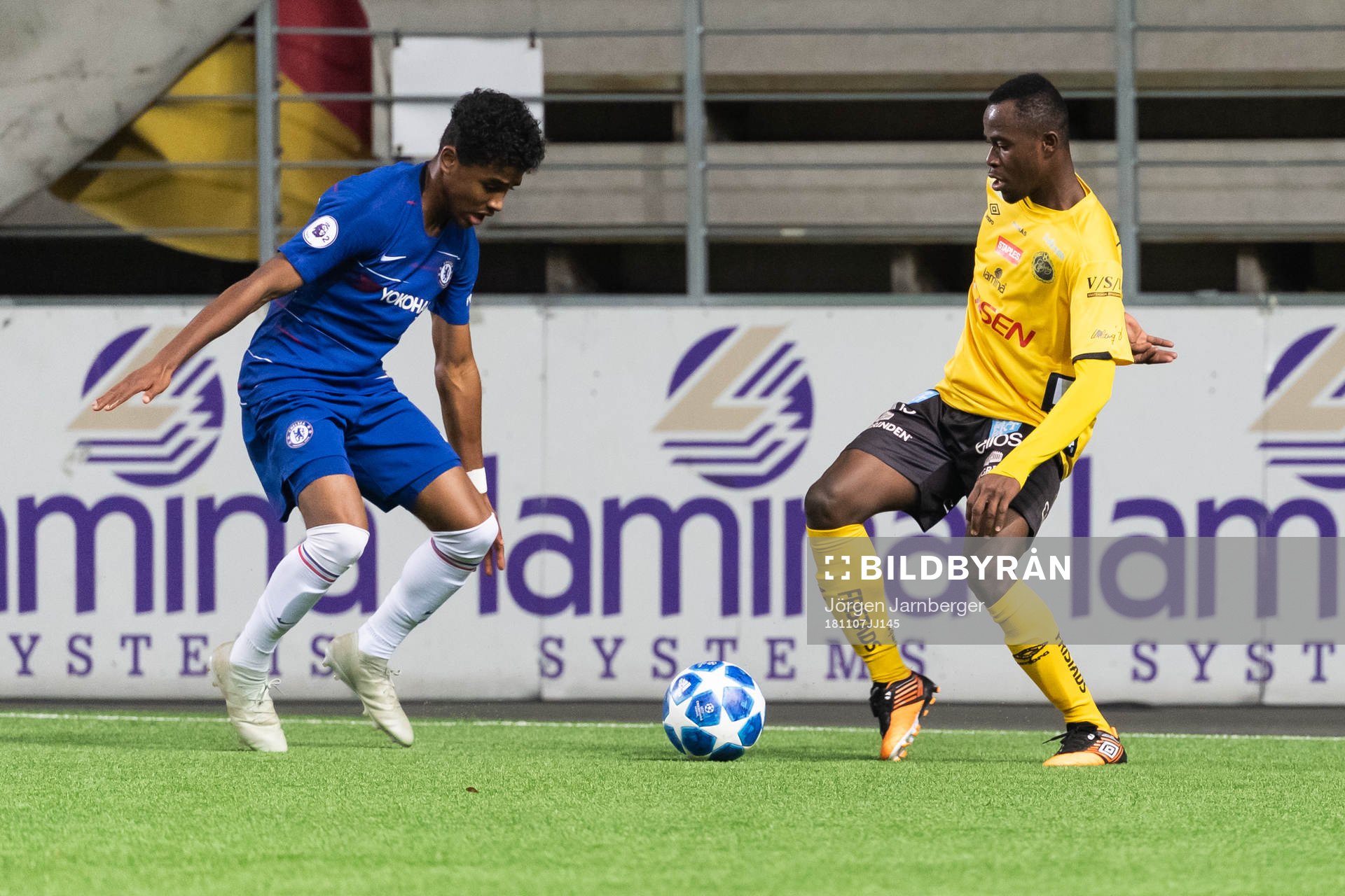 Elfsborgs Isaac Prince Kouame och Chelseas Ian Maatsen