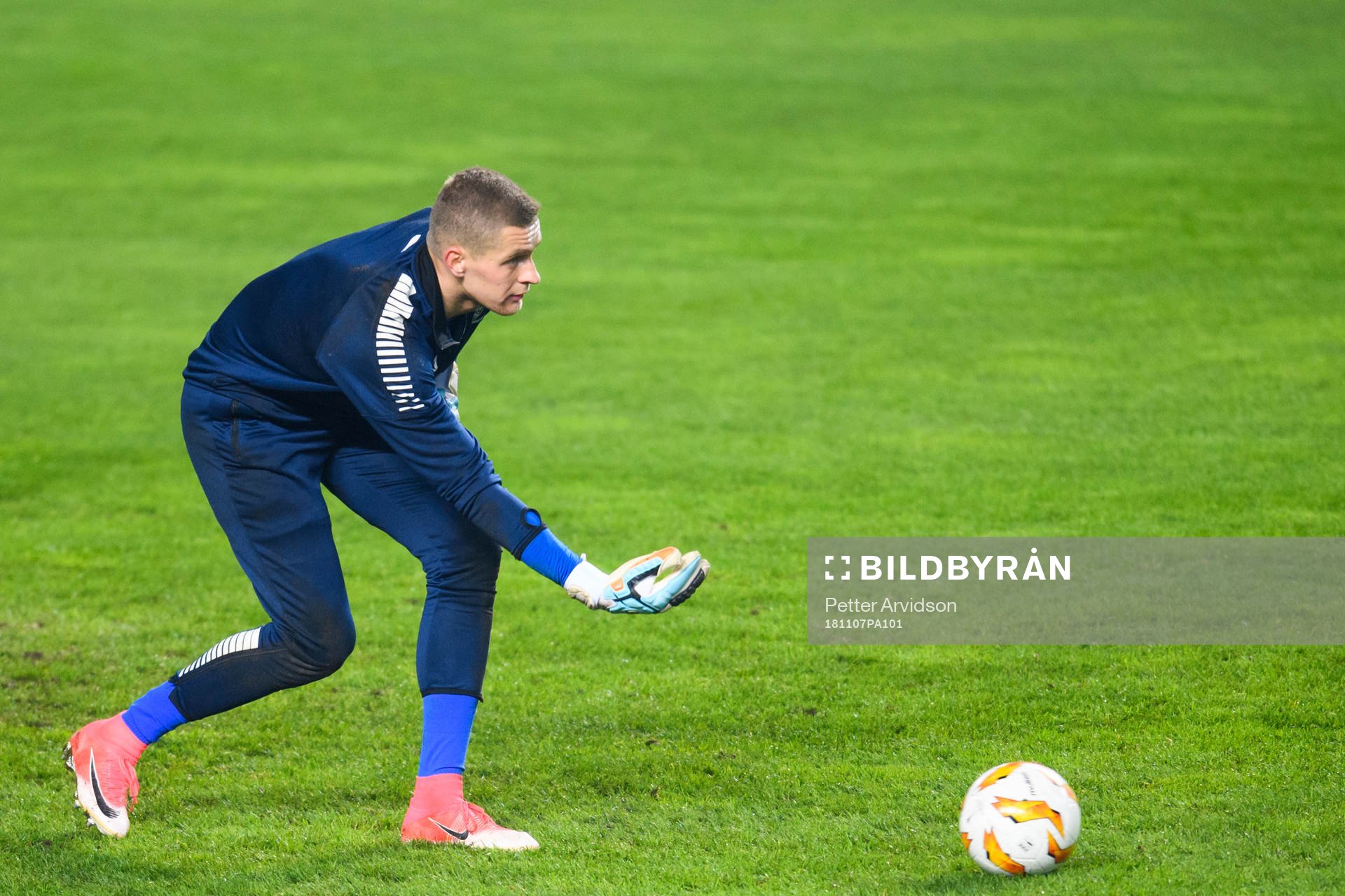 Goalkeeper Aleksandr Vasyutin of Sarpsborg 08