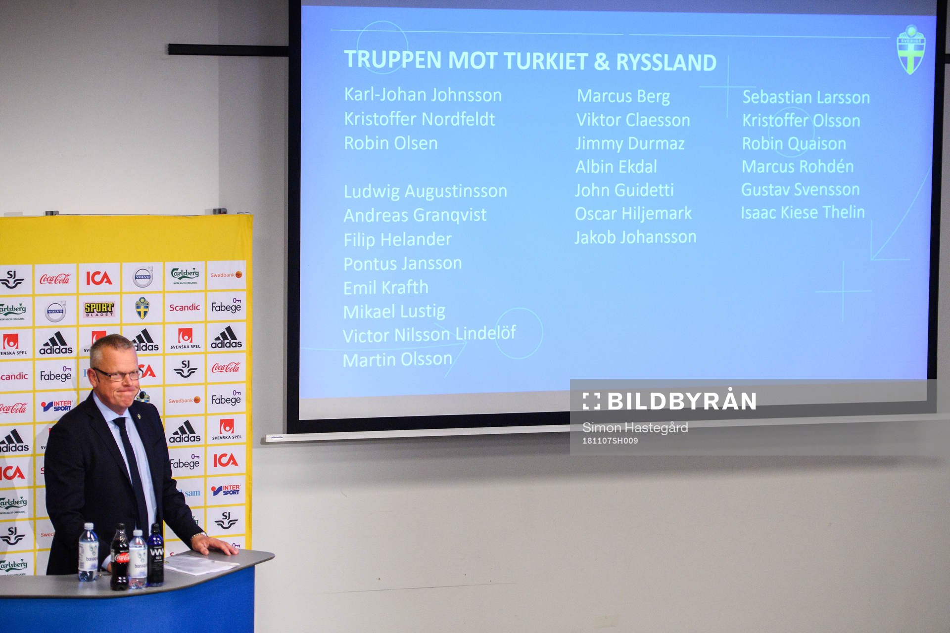 Sveriges förbundskapten Janne Andersson