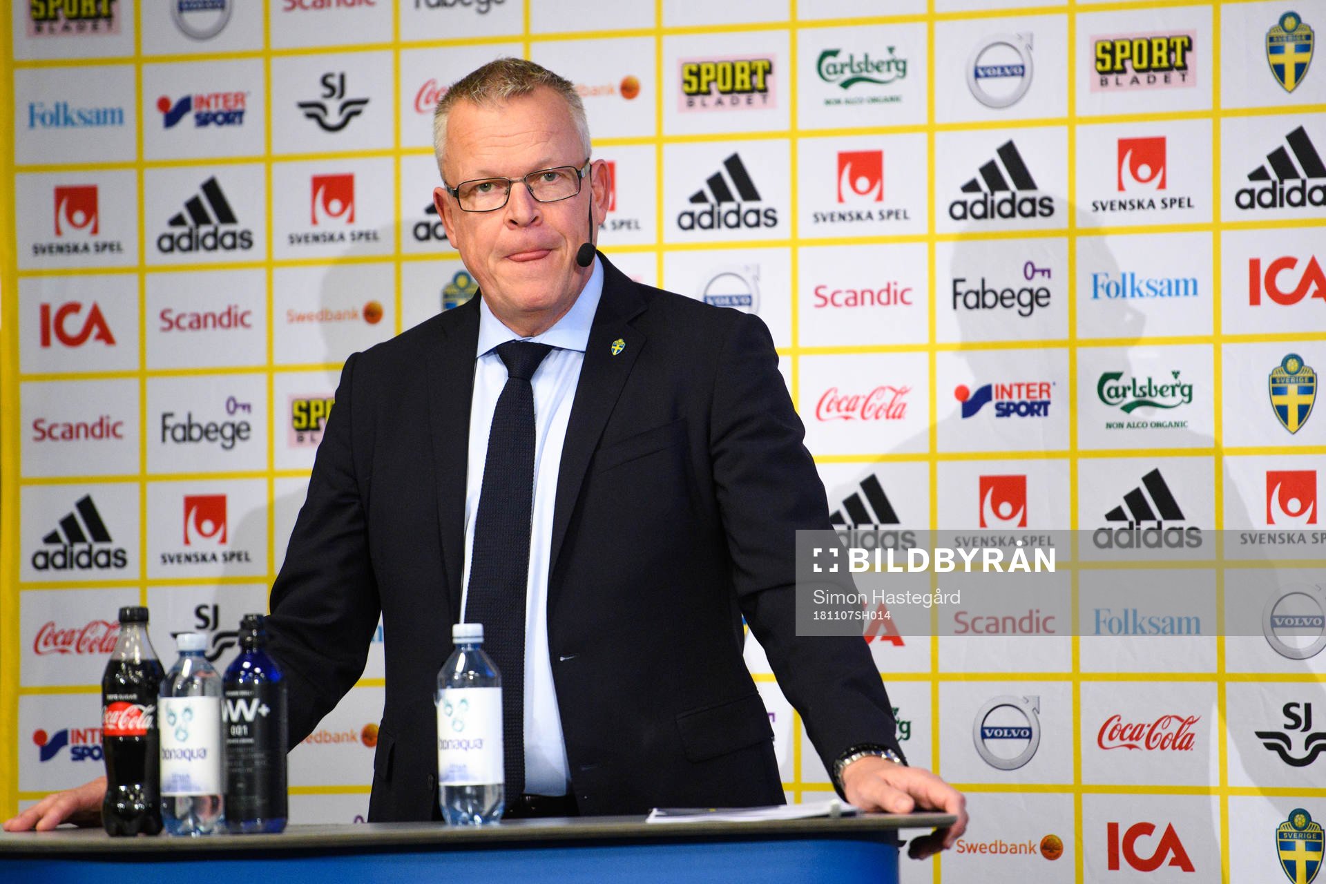 Sveriges förbundskapten Janne Andersson