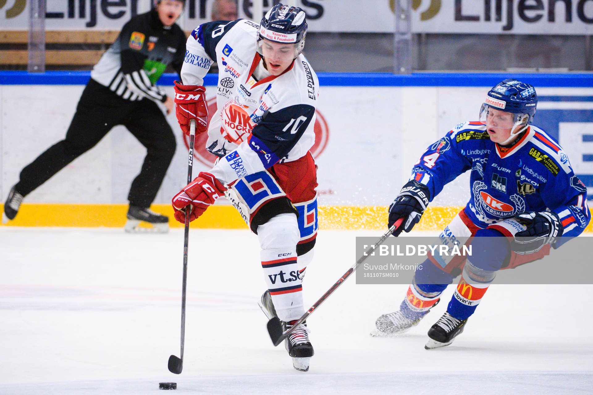Västerviks Jacob Bjerselius och Oskarshamns Anton Johansson
