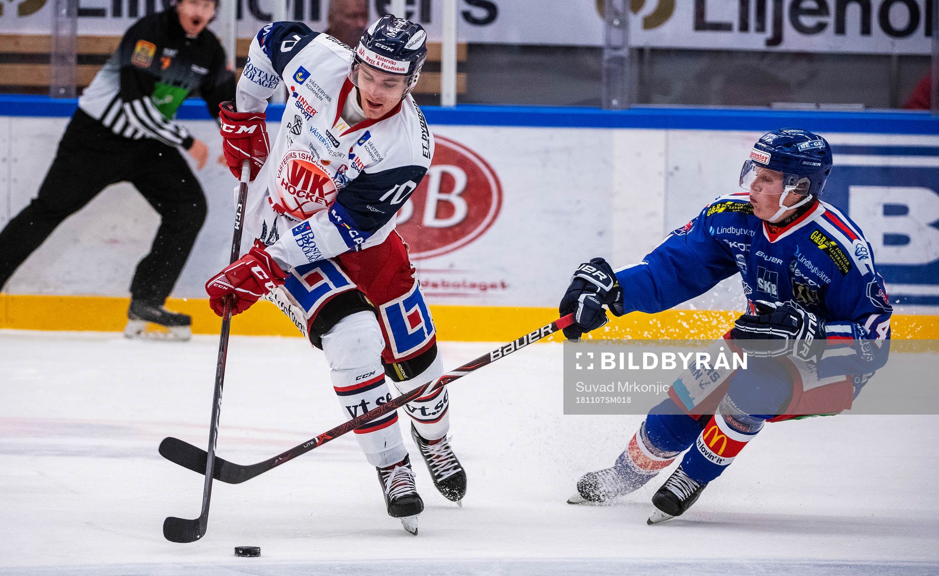 Västerviks Jacob Bjerselius och Oskarshamns Anton Johansson