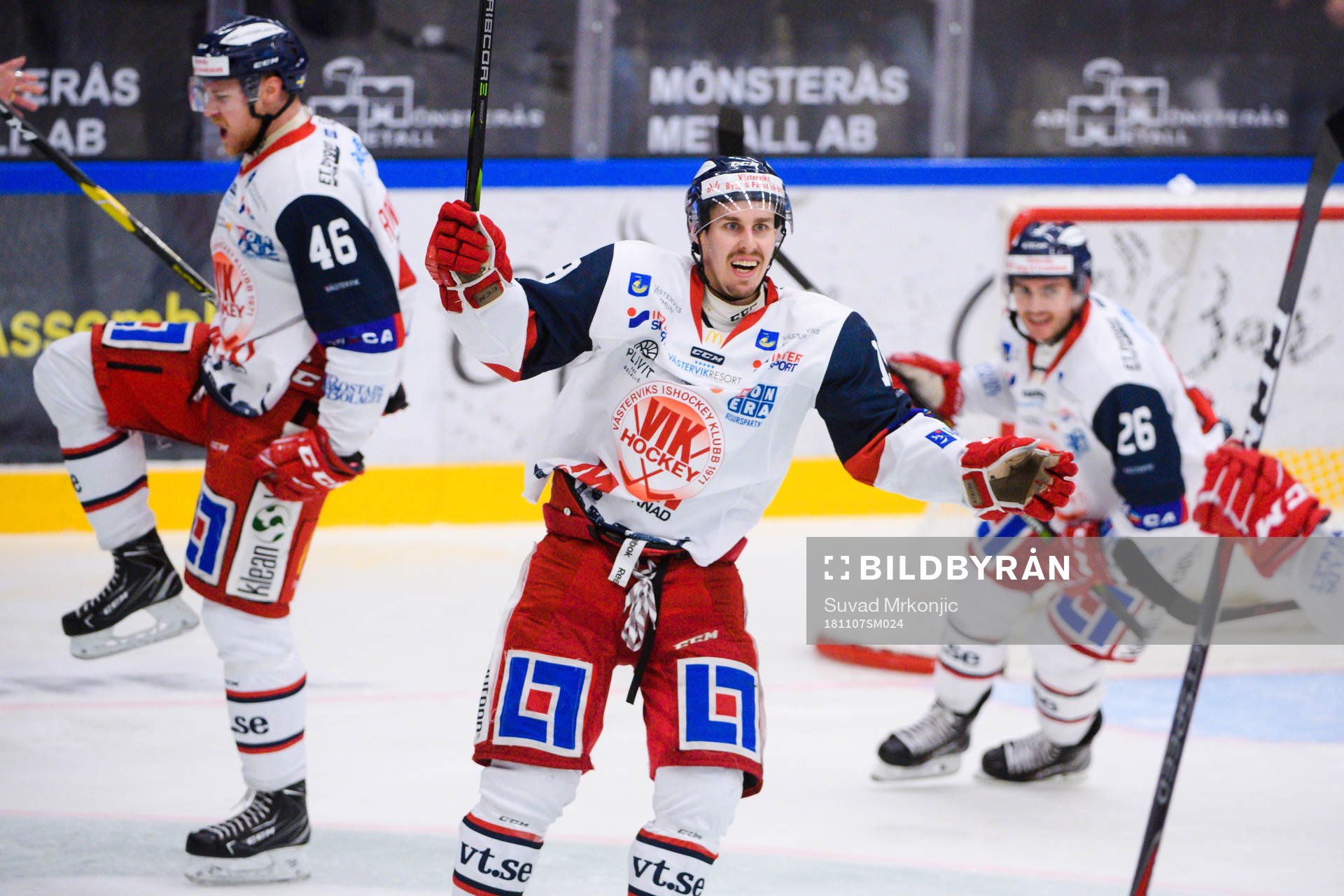 Västerviks Jonathan Rodensjö jublar