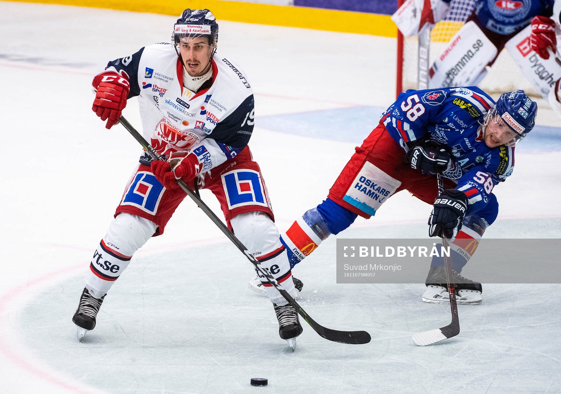 Västerviks Jens Holmström och Oskarshamns Oskar Nilsson