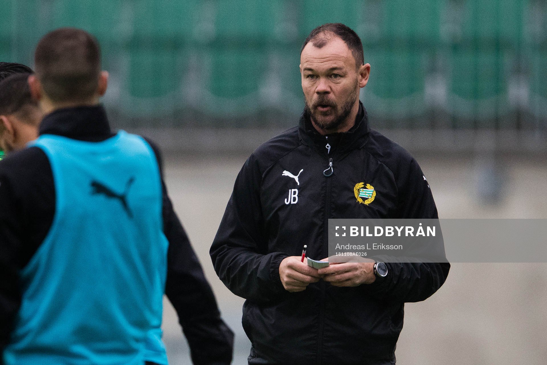 Hammarbys assisterande tränare Joachim Björklund